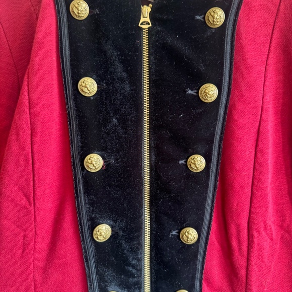 NWT Denim & Supply Ralph Lauren Military Jacket — Red & Black — Size XL - Picture 2 of 6